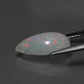 Opal Gemstone in 14.4 x 7.5 mm Size for Sale, Opal Stone in Multicolor Color