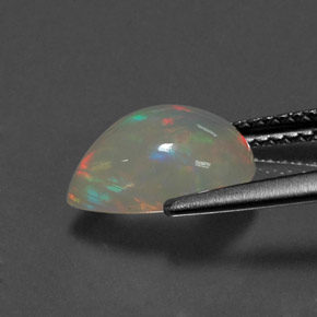 Opal Gemstone in 10.8 x 7.7 mm Size for Sale, Opal Stone in Multicolor Color