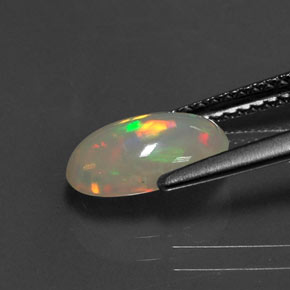 Opal Gemstone in 9.9 x 6.5 mm Size for Sale, Opal Stone in Multicolor Color