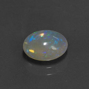 1.11 ct Multicolor Opal Stone, Natural Opal in Oval Cabochon Shape for Sale