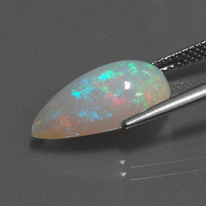 Opal Gemstone in 16.7 x 9.2 mm Size for Sale, Opal Stone in Multicolor Color