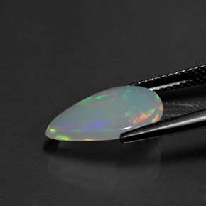Opal Gemstone in 15 x 10 mm (calibrated) Size for Sale, Opal Stone in Multicolor Color