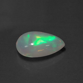2.78 ct Multicolor Opal Stone, Natural Opal in Pear Cabochon Shape for Sale