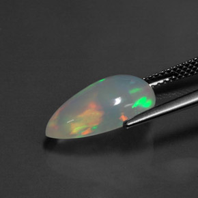 Opal Gemstone in 14.9 x 9.1 mm Size for Sale, Opal Stone in Multicolor Color