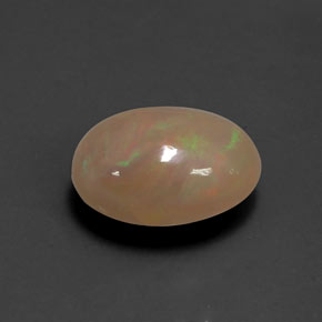3.87 ct Multicolor Opal Stone, Natural Opal in Oval Cabochon Shape for Sale