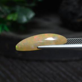 Opal Gemstone in 21.5 x 7.6 mm Size for Sale, Opal Stone in Multicolor Color