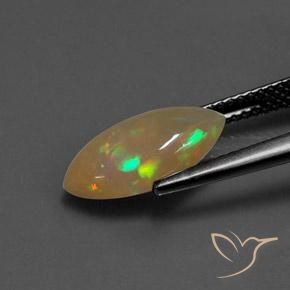 Opal Gemstone in 14 x 7.2 mm Size for Sale, Opal Stone in Multicolor Color
