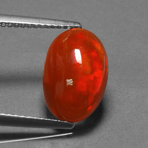 1.96 ct Multicolor Opal Gemstone, Opal Gem in Oval Cabochon Shape for Sale.