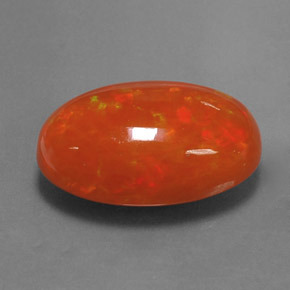 6.05 ct Multicolor Opal Stone, Natural Opal in Oval Cabochon Shape for Sale