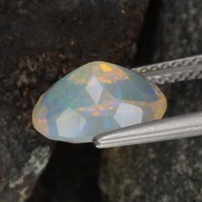 Opal Gemstone in 10.7 x 8 mm Size for Sale, Opal Stone in Yellow Color