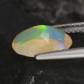 Opal Gemstone in 10.4 x 7.8 mm Size for Sale, Opal Stone in Multicolor Color