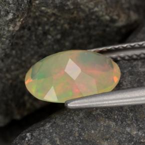 Opal Gemstone in 10 x 8 mm (calibrated) Size for Sale, Opal Stone in Multicolor Color