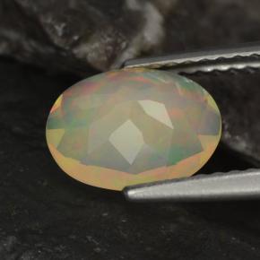 Opal Gemstone in 9 x 7 mm (calibrated) Size for Sale, Opal Stone in Multicolor Color