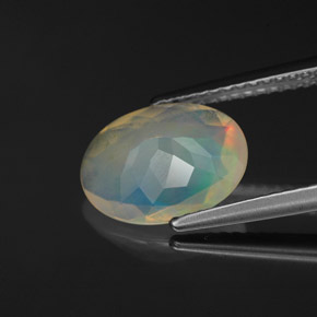 Opal Gemstone in 10.9 x 8.2 mm Size for Sale, Opal Stone in Multicolor Color