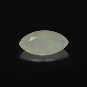 1.18 ct Multicolor Opal Gemstone, Opal Gem in Marquise Facet Shape for Sale.