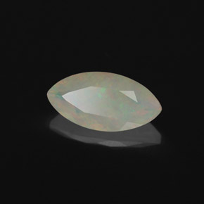 1.18 ct Multicolor Opal Stone, Natural Opal in Marquise Facet Shape for Sale