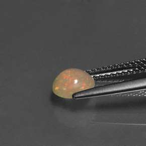 Opal Gemstone in 6.5 mm (calibrated) Size for Sale, Opal Stone in Multicolor Color