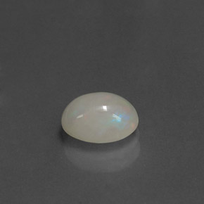 0.95 ct Multicolor Opal Stone, Natural Opal in Oval Cabochon Shape for Sale