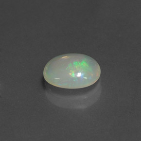 0.96 ct Multicolor Opal Stone, Natural Opal in Oval Cabochon Shape for Sale