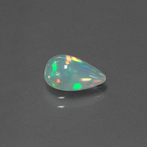 1.07 ct Multicolor Opal Stone, Natural Opal in Pear Cabochon Shape for Sale