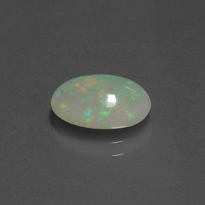 1.62 ct Multicolor Opal Stone, Natural Opal in Oval Cabochon Shape for Sale