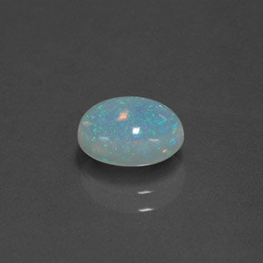 1.14 ct Multicolor Opal Stone, Natural Opal in Oval Cabochon Shape for Sale