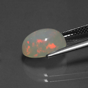 Opal Gemstone in 11.3 x 8.5 mm Size for Sale, Opal Stone in Multicolor Color