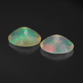 Opal Gemstone in 9 x 7 mm (calibrated) Size for Sale, Opal Stone in Multicolor Color