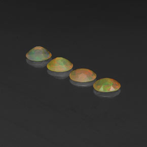 Opal Gemstone in 7 x 5 mm (calibrated) Size for Sale, Opal Stone in Multicolor Color