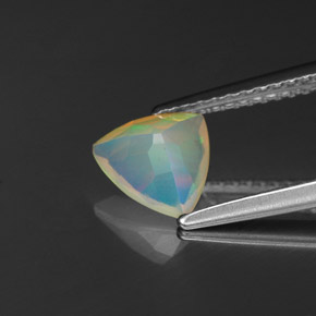 Opal Gemstone in 7 x 7 mm (calibrated) Size for Sale, Opal Stone in Multicolor Color