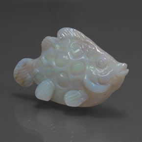 Opal Gemstone in 34.3 x 20.1 mm Size for Sale, Opal Stone in Multicolor Color