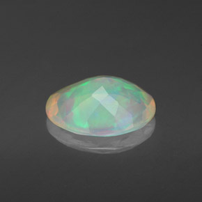 Opal Gemstone in 11 x 9 mm (calibrated) Size for Sale, Opal Stone in Multicolor Color
