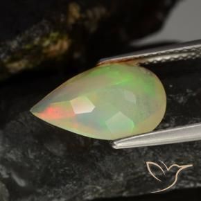 Opal Gemstone in 13 x 9 mm (calibrated) Size for Sale, Opal Stone in Multicolor Color