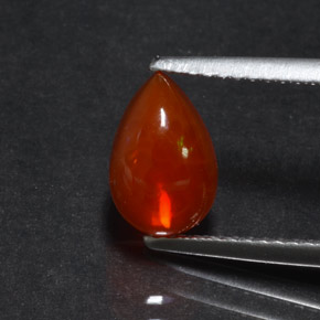 1.07 ct Multicolor Opal Gemstone, Opal Gem in Pear Cabochon Shape for Sale.