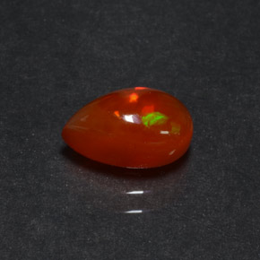 1.07 ct Multicolor Opal Stone, Natural Opal in Pear Cabochon Shape for Sale