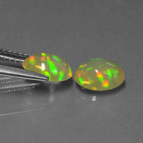 Opal Gemstone in 8 x 6 mm (calibrated) Size for Sale, Opal Stone in Multicolor Color