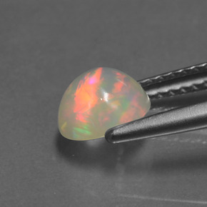 Opal Gemstone in 7 mm (calibrated) Size for Sale, Opal Stone in Multicolor Color