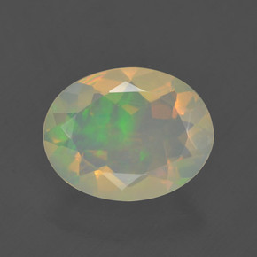 1.1ct Oval Facet Multicolor Opal Gem for sale 1.1ct Oval Facet Multicolor Opal Gem (ID: 461761)