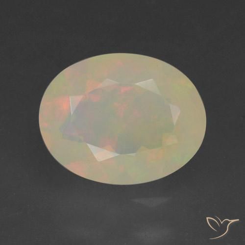 1.13 ct Oval Cut Opal, 9.1 x 7.2 mm From Ethiopia, Photo A