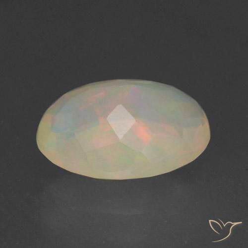 Opal Gemstone in 9.7 x 7.6 mm Size for Sale, Opal Stone in Multicolor Color