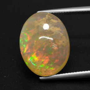 17.3ct Oval Cabochon Multicolor Opal for sale thumb image of 17.3ct Oval Cabochon Multicolor Opal (ID: 462093)