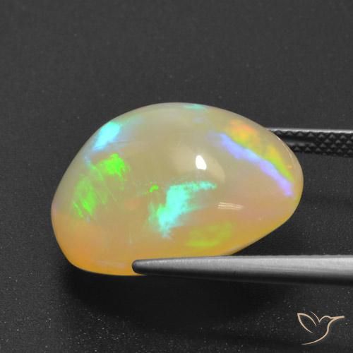 Opal Gemstone in 19.5 x 17.1 mm Size for Sale, Opal Stone in Multicolor Color