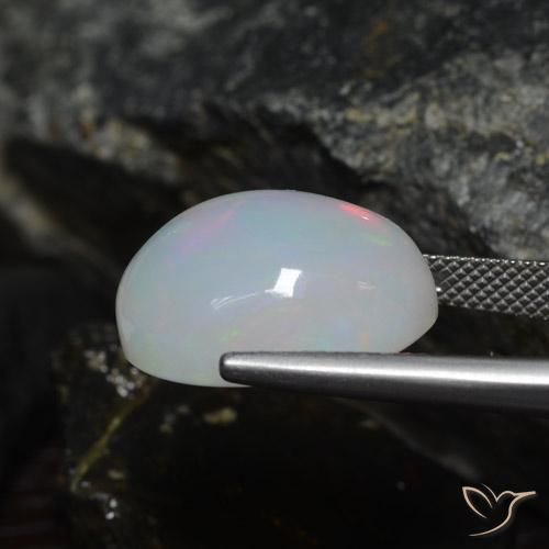 Opal Gemstone in 18.5 x 15 mm Size for Sale, Opal Stone in Multicolor Color