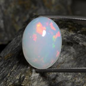 13.4ct Oval Cabochon White Opal for sale thumb image of 13.4ct Oval Cabochon White Opal (ID: 462138)
