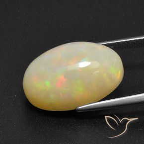 Opal Gemstone in 18 x 13 mm (calibrated) Size for Sale, Opal Stone in Multicolor Color