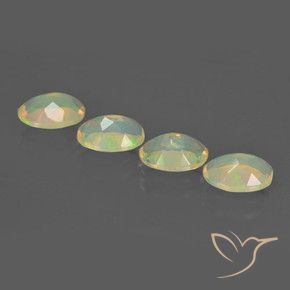 Opal Gemstones in 7 x 5 mm (calibrated) Size for Sale, Opal Stones in Multicolor Color
