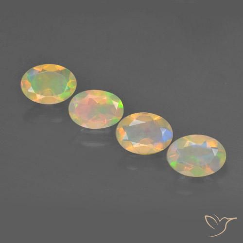 1.6 ct Oval Cut Opal, 7 x 5.1 mm From Ethiopia, Photo A