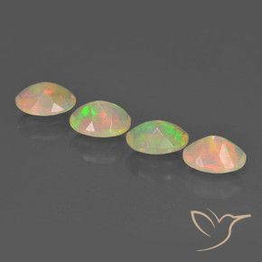 Opal Gemstones in 7 x 5 mm (calibrated) Size for Sale, Opal Stones in Multicolor Color