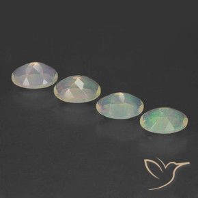 Opal Gemstones in 7 x 5 mm (calibrated) Size for Sale, Opal Stones in Multicolor Color