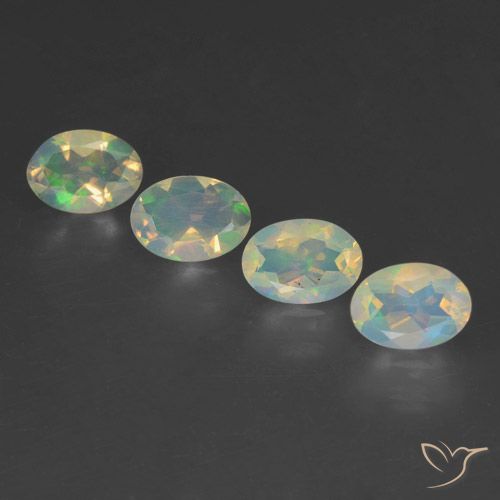 1.75 ct Oval Cut Opal, 6.9 x 5 mm From Ethiopia, Photo A